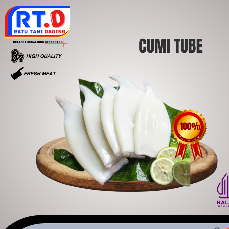 

cumi tube 1000gram/ 1kg