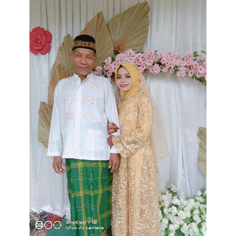 Gamis Brukat ukuran S