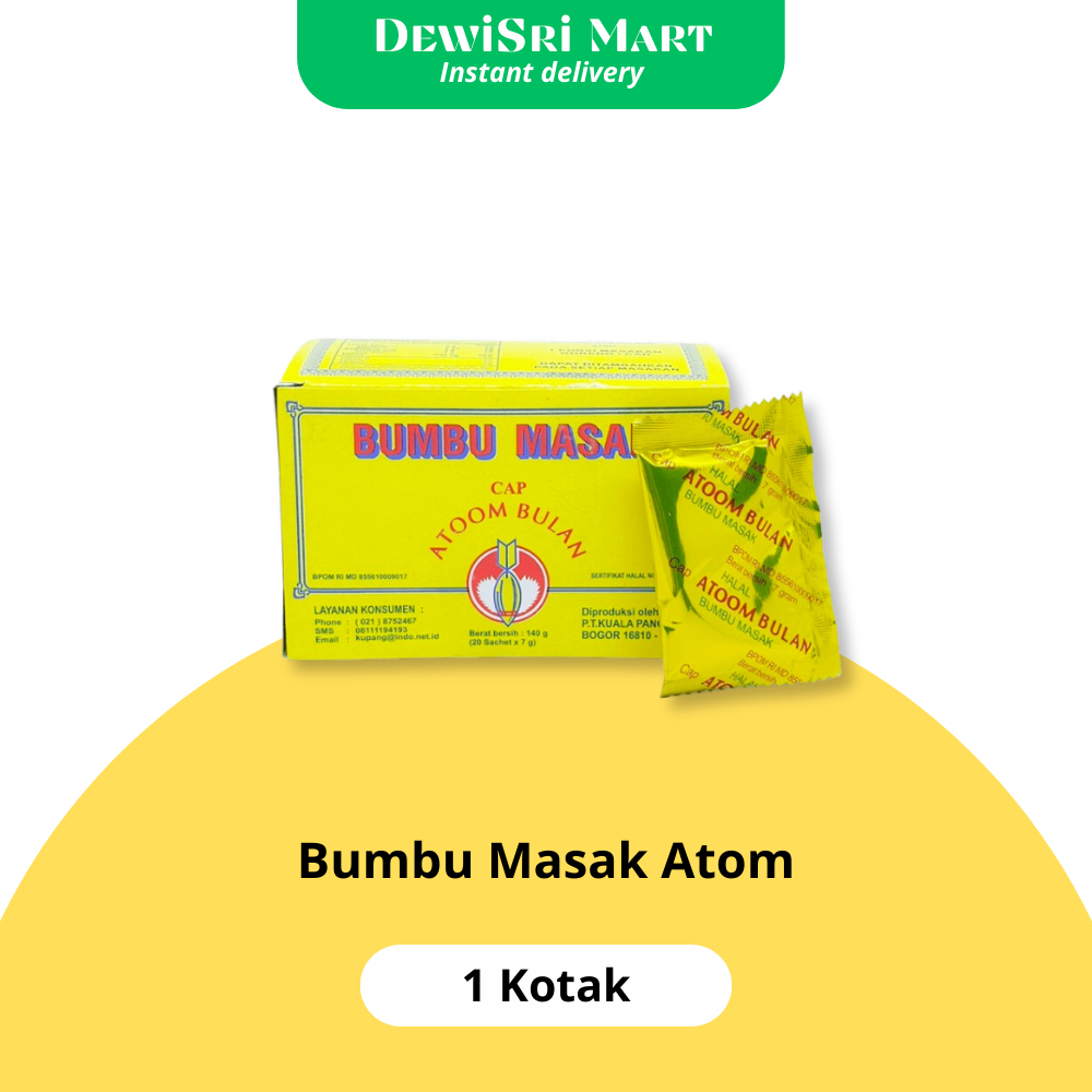 

Bumbu Masak Atom 1 Kotak - Dewi Sri Mart