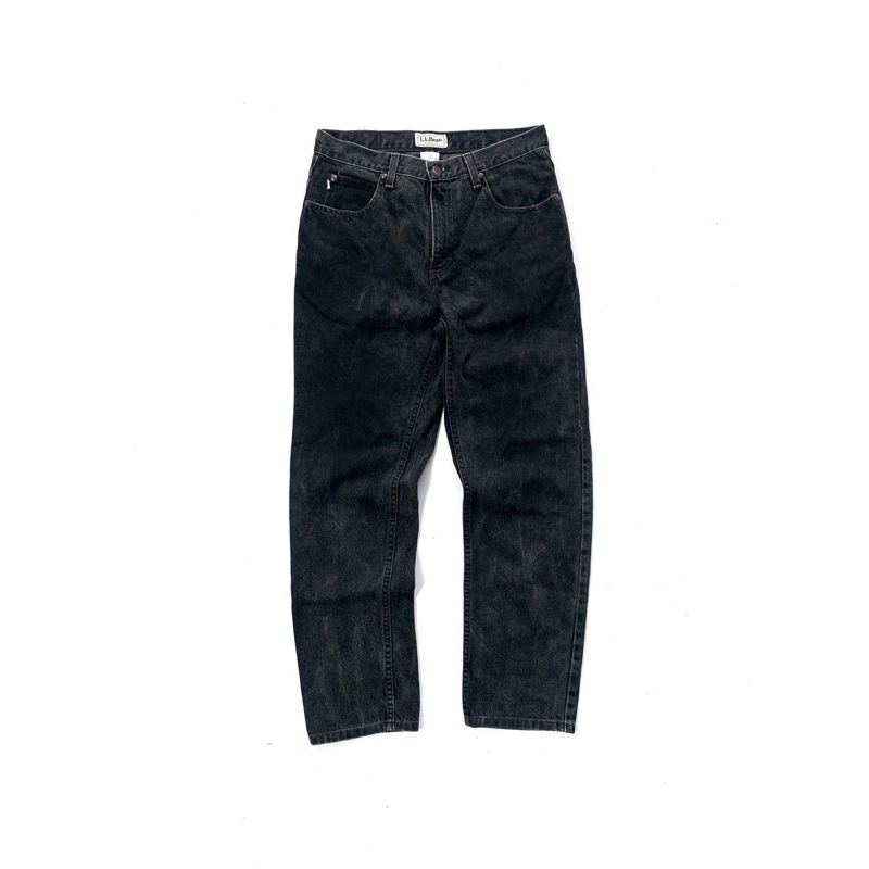LL Bean Washed Black Jeans