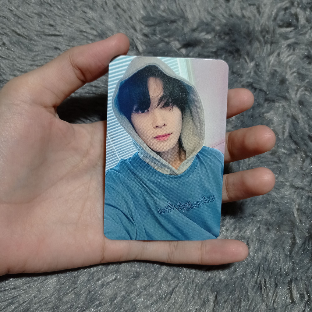 Photocard Jaehyun SLOWACID AUTUMN V4 Hoodie Biru Slowacid x Teddy island Official PC NCT 127