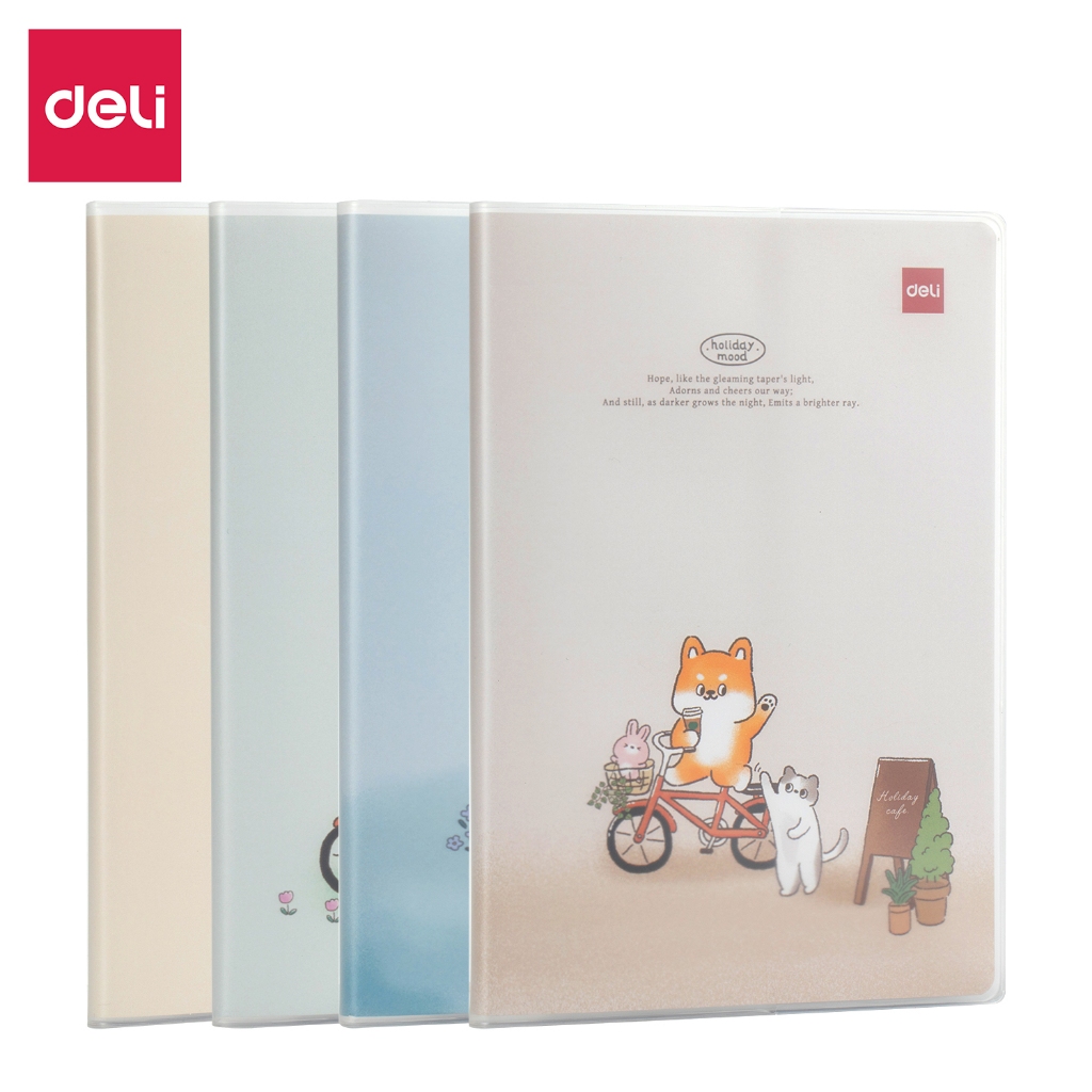 

Deli Cover Notebook 72sheets EN306 - Holiday Mood
