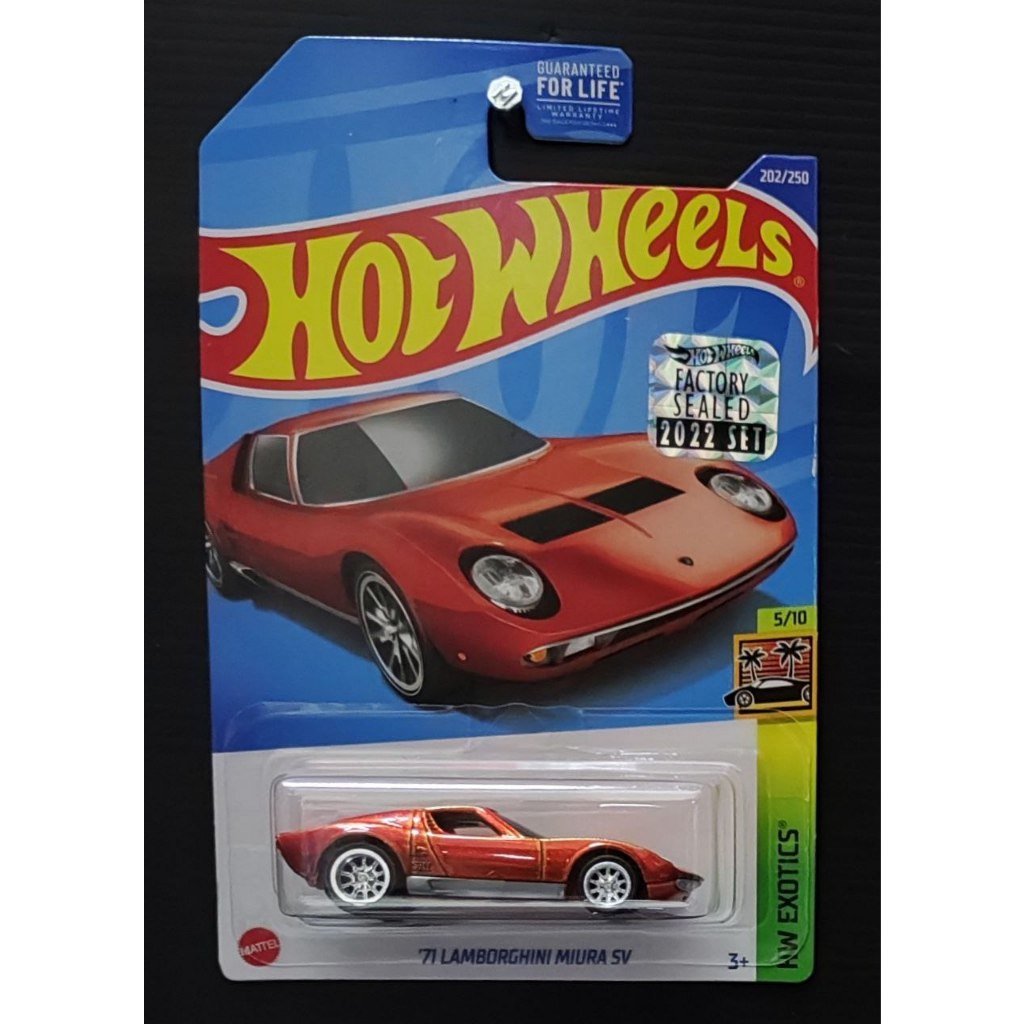 Hot Wheels 71 Lamborghini Miura SV Super Treasure Hunt Factory Sealed 2022
