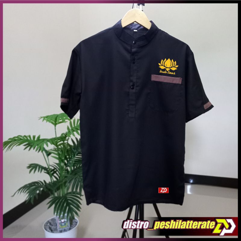 KEMEJA PSHT KATUN TOYOBO MOTIF TERATE EMAS 100TH - KEMEJA PSHT TERBARU