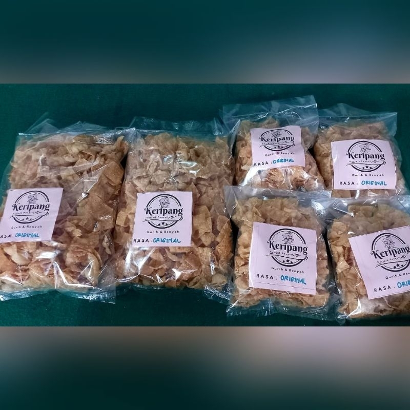 

keripang keripik pangsit gurih dan renyah