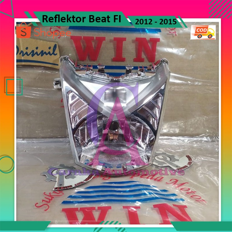 Reflektor headlamp lampu utama depan honda beat fi esp 2012 2014 2015