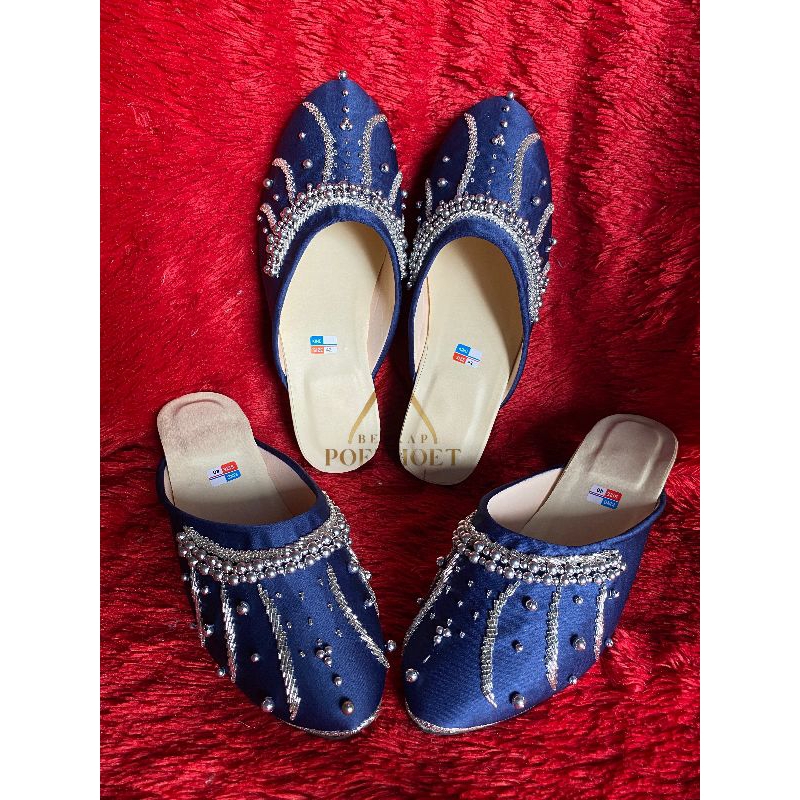 sepatu sendal selop pengantin pria wanita