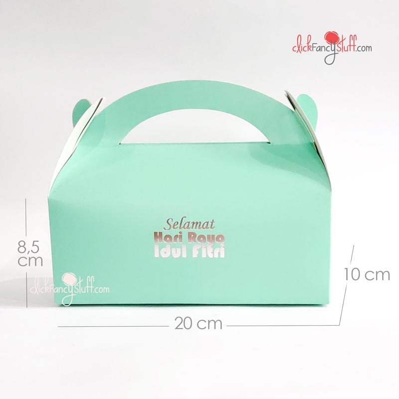 

Gable Box 10 pcs 20 x 10 x 8 cm Kotak Idul FItri Lebaran Ramadhan Kado Kue Hampers Goodie Bag Paper Bag