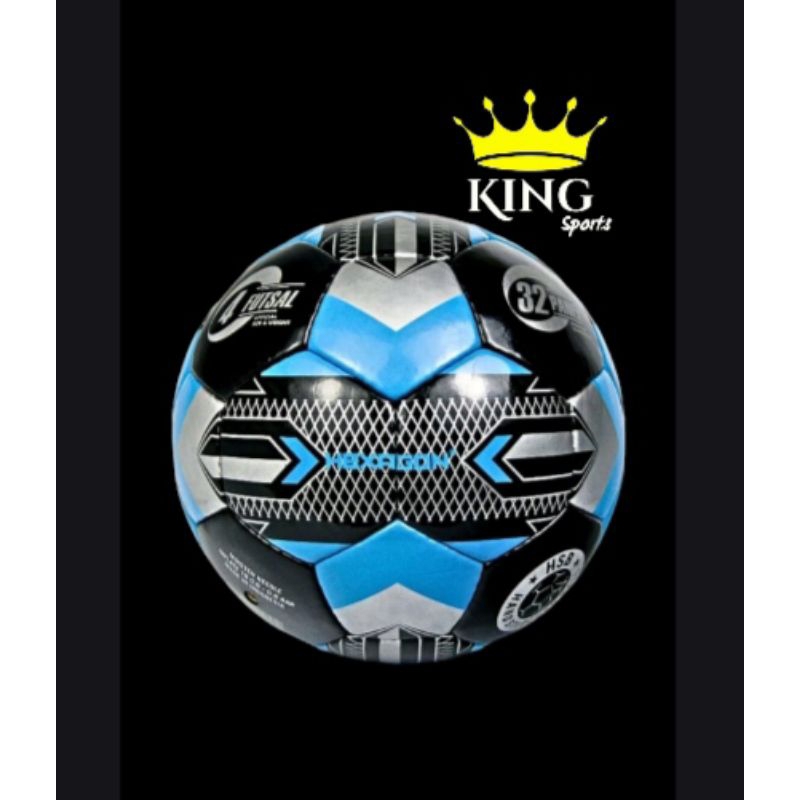 bola futsal hexagon original bonus deker