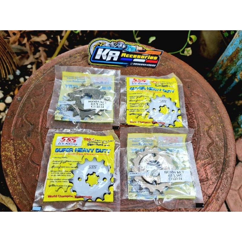 Gear ger depan sss tripel s uk 14 428 415 for honda megapro gl tiger