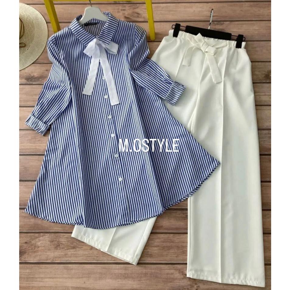 Setelan Muslim Anak Bj Syari Cewek Rok Muslim Umur 2-15 Tahun Remaja Idul Fitri Tunik Baju Dres One 