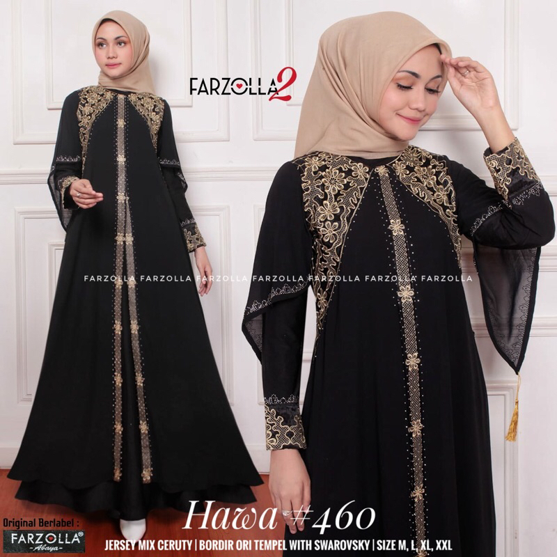 Gamis turky hawa || Abaya hitam || ory solo
