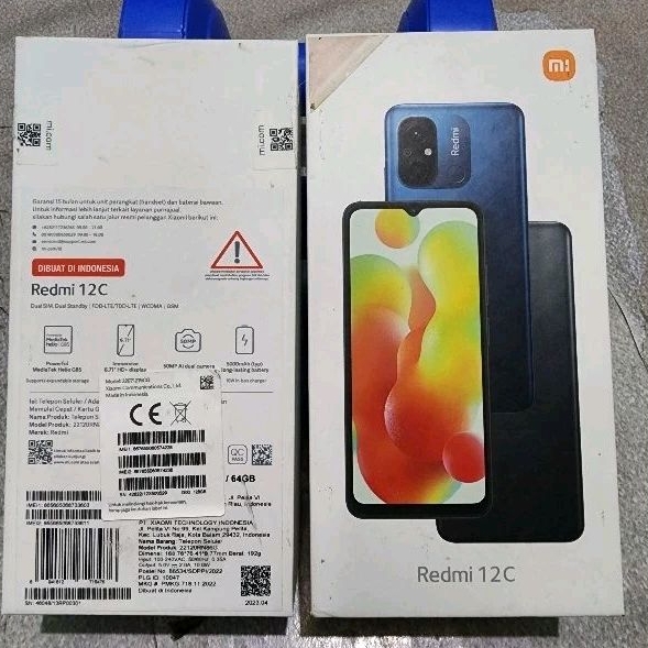 

Dus box redmi 12c asli originial