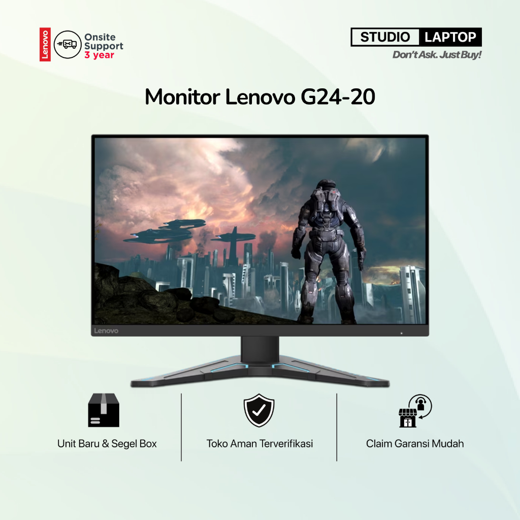 Monitor LED LENOVO G24-20 [ 24 Inch IPS 1080p - 165Hz 350cdm - HDMI DP - Ergo ]