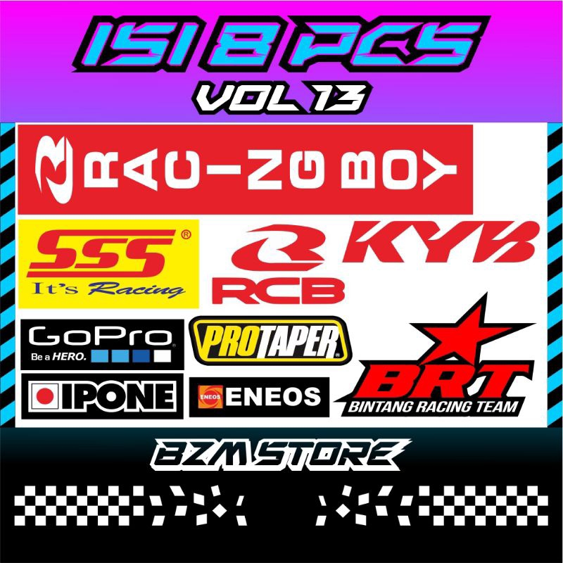 

Stiker Vol13 Isi 8pcs Original