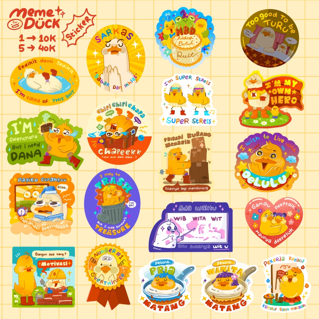 

Duck Meme Sticker by Bolaubi