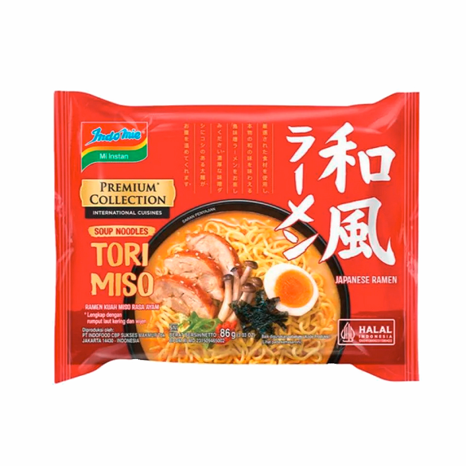 

Indomie Premium Japanese Tori Miso Ramen