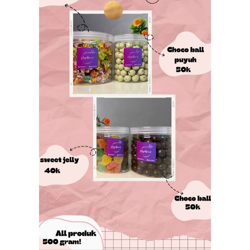 

Kue lebaran mantap - Sweet Candy - Sweet Jelly - Choco Ball