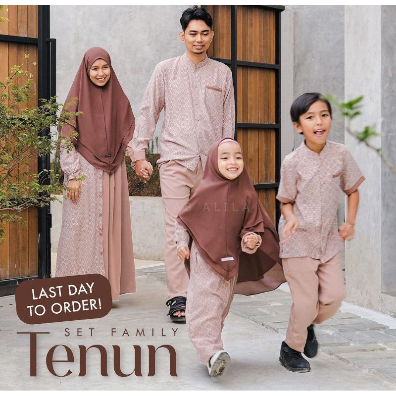 Set Family Tenun. by hijab alila