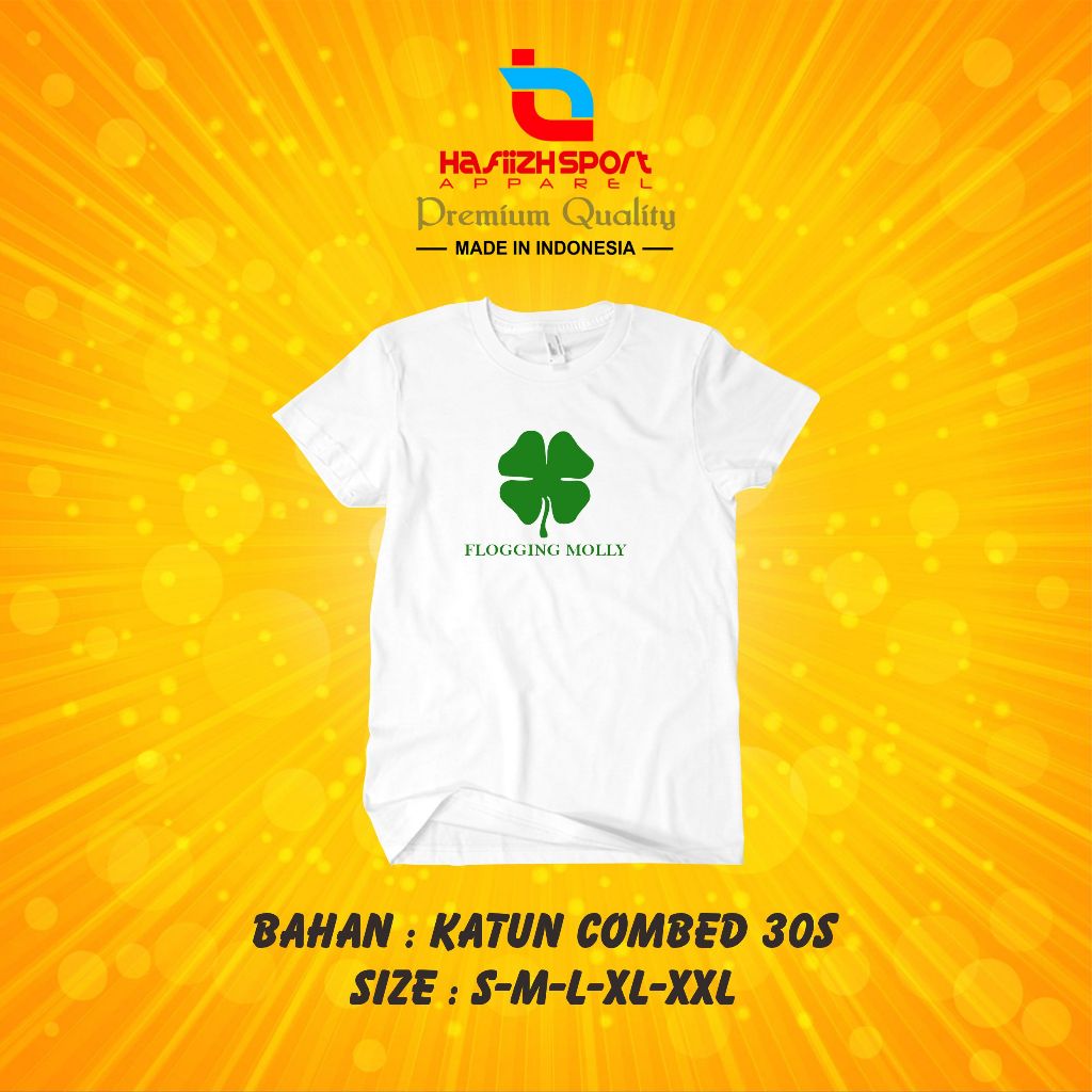Koas Baju band punk Celtic Flogging Molly bahan Premium