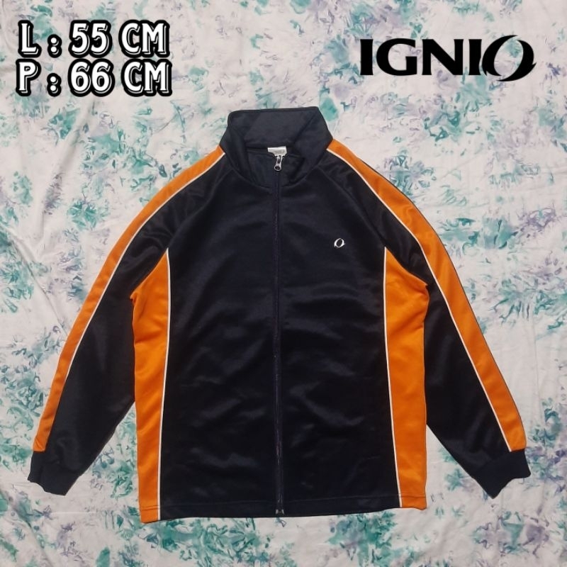 Jaket Olahraga Tracktop *Ignio Bahan Tebal Murah