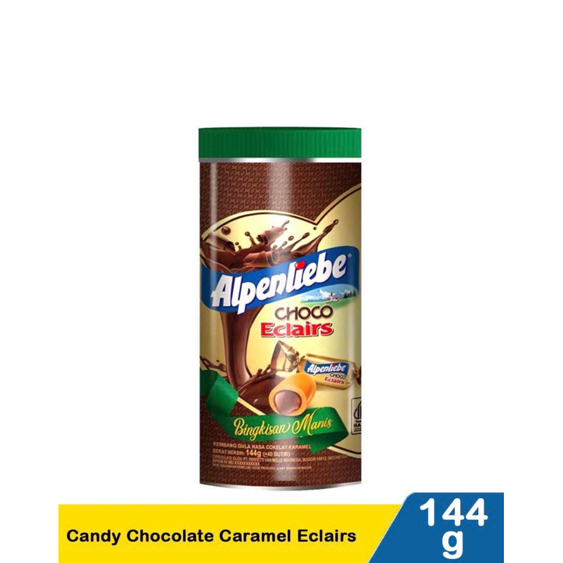 

Permen Alpenliebe Chocolate Caramel eclairs isi 40pcs 144gr