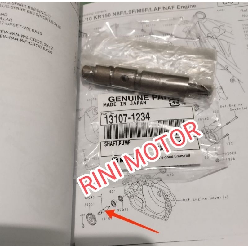 as waterpump water pump Ninja RR R 150 Original