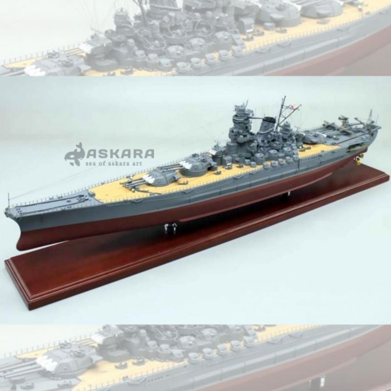 Miniatur Kapal Perang IJN Yamato / Battleship IJN Yamato