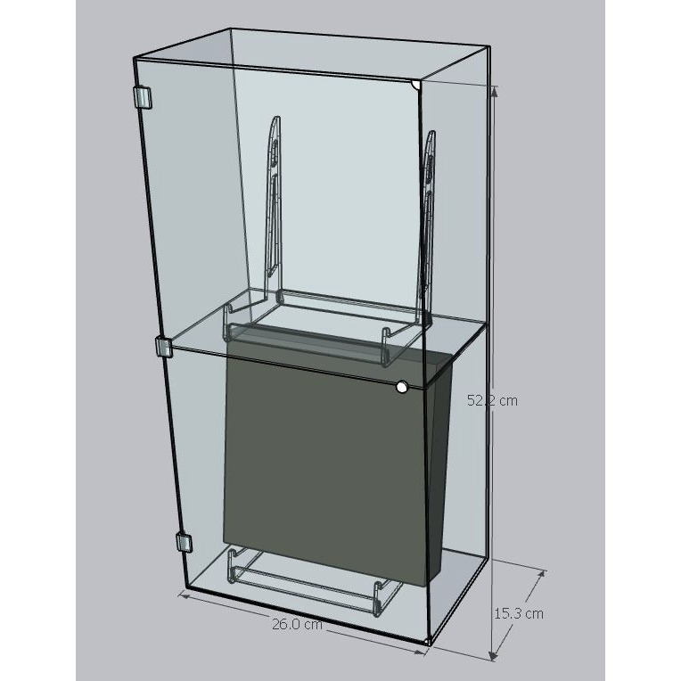 Rak Akrilik Album / Rak Album Akrilik Custom Ukuran Isi 2