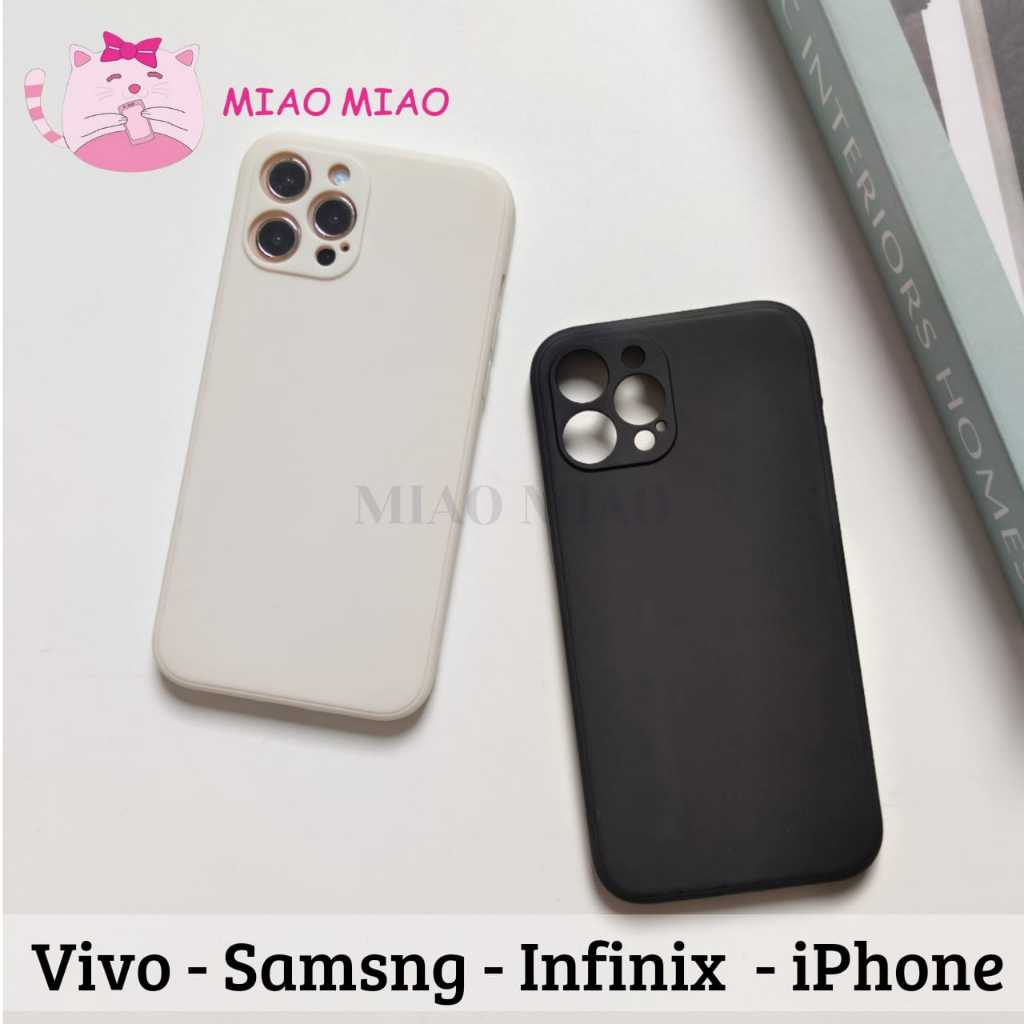 CASE CASING SQUARE EDGE POLOS FOR VIVO SAMSUNG INFINIX IPHONE Y12 Y20 Y91 Y93 Y21 Y30 Y15S Y31//A02S A03 A03S A11 A12 A12 A21S A22 A32 A52//SMART 5 6 NOTE 10 10PRO 11 11PRO HOT 9PLAY 10 10PLAY 11 11S NFC 12 12i 12PLAY NOTE 12//X XR XSMAX 11 12 13 PRO MAX