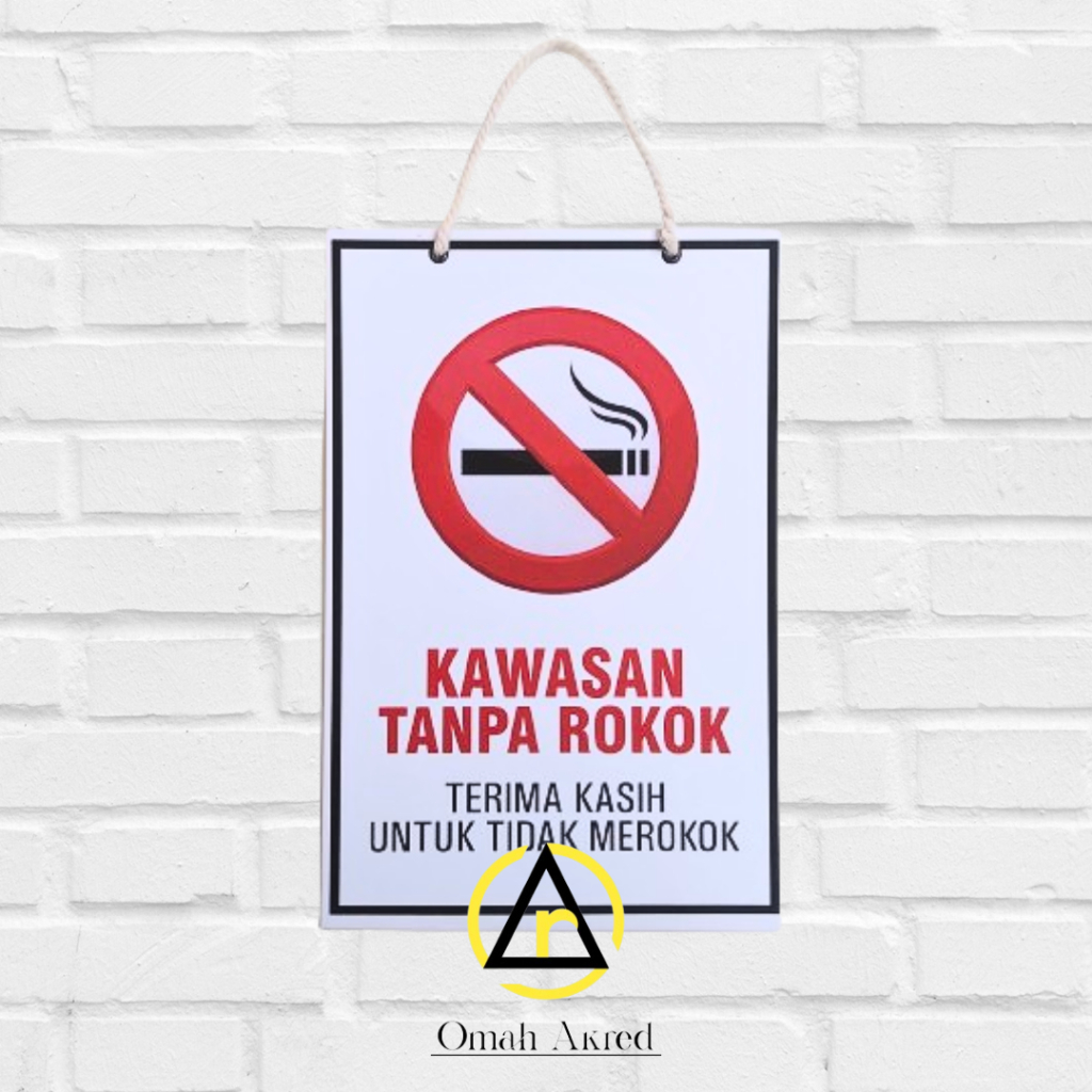

Hard Poster Kawasan Tanpa Rokok - No Smoking Area - KTR