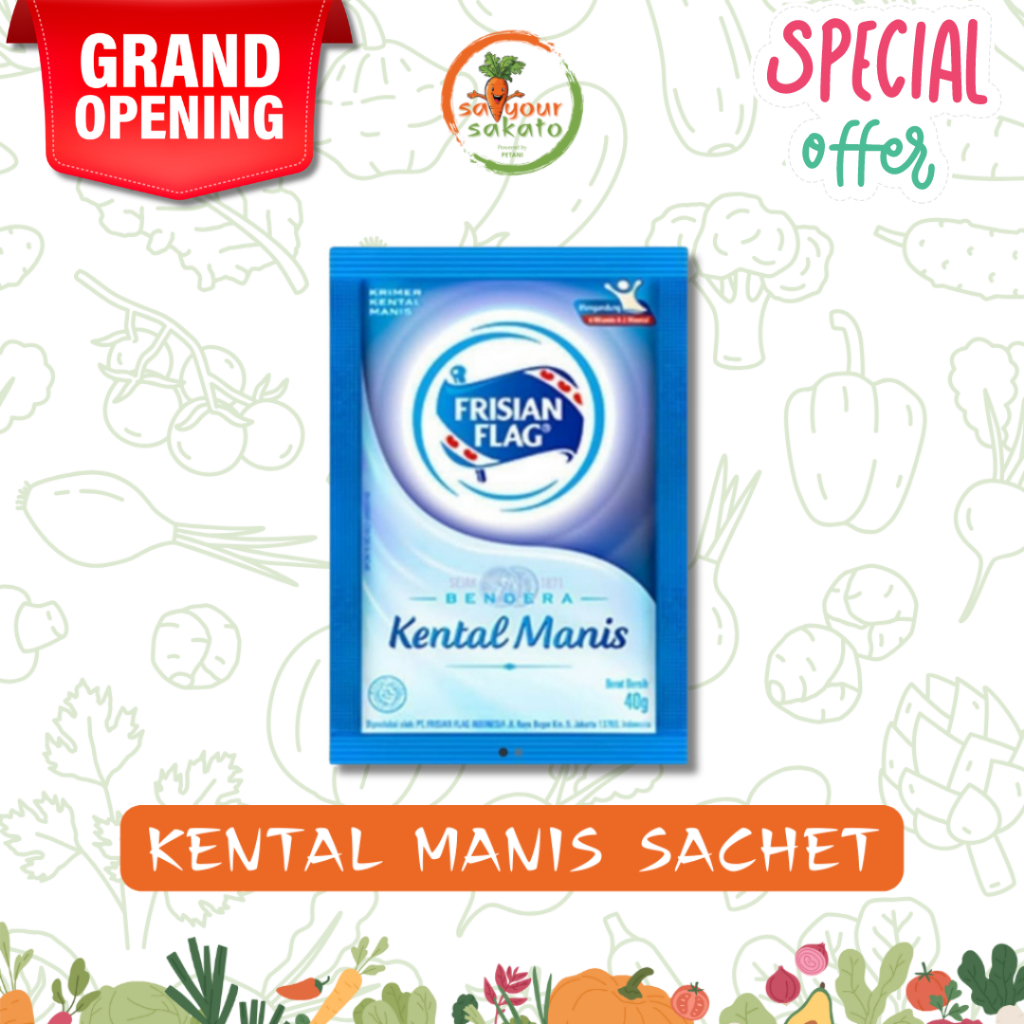 

Susu Kental Manis Frisian Flag Sachet 40gr Saiyour Sakato