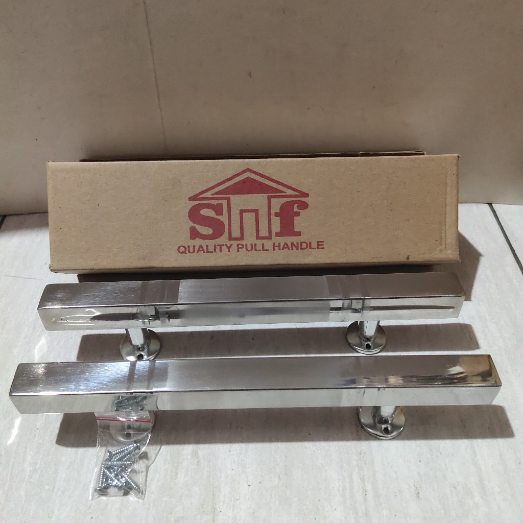 Handle Pintu/Tarikan laci Minimalis kotak/Tarikan laci stainless 25cm