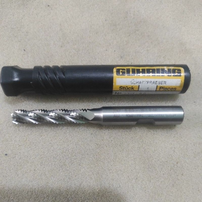 Endmill HSS roughing 8mm x 90mm long flute endmill raping 8mm