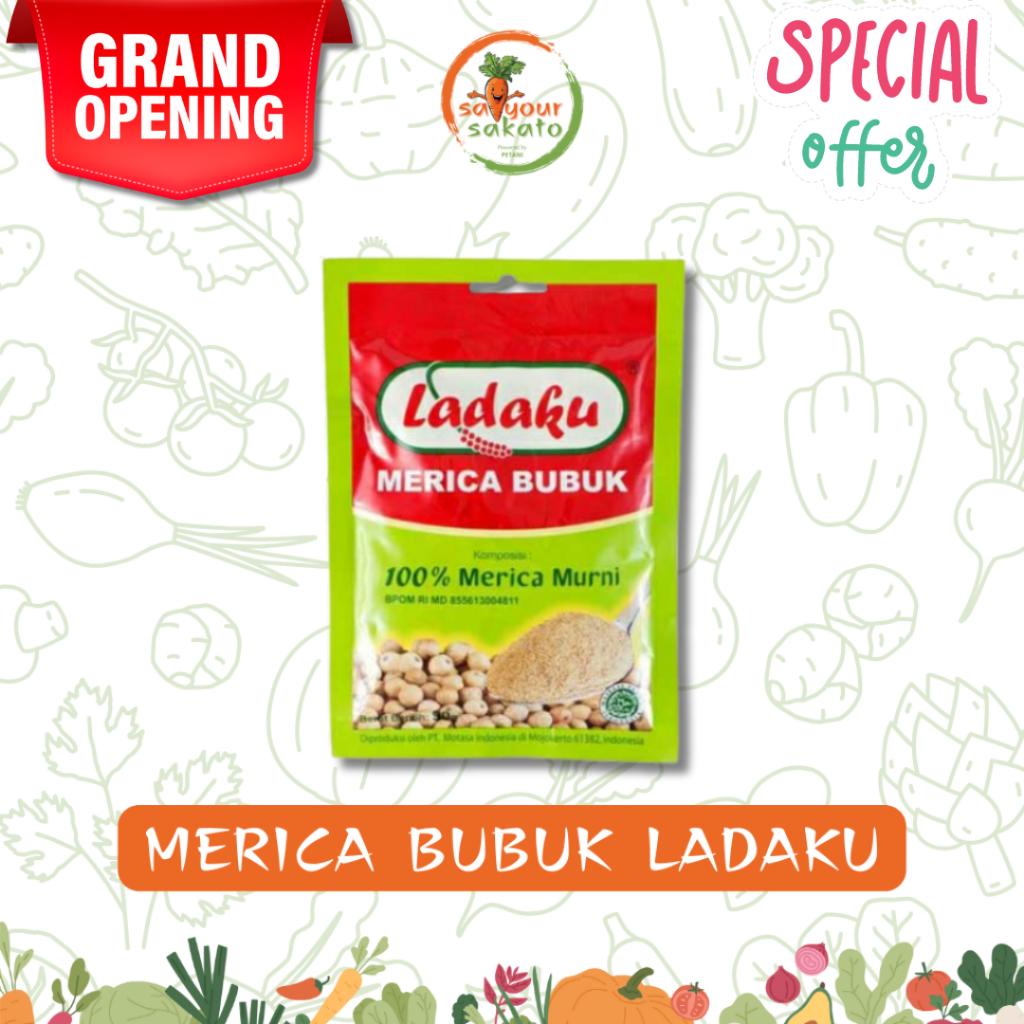 

Ladaku Merica Bubuk 4gr Saiyour Sakato