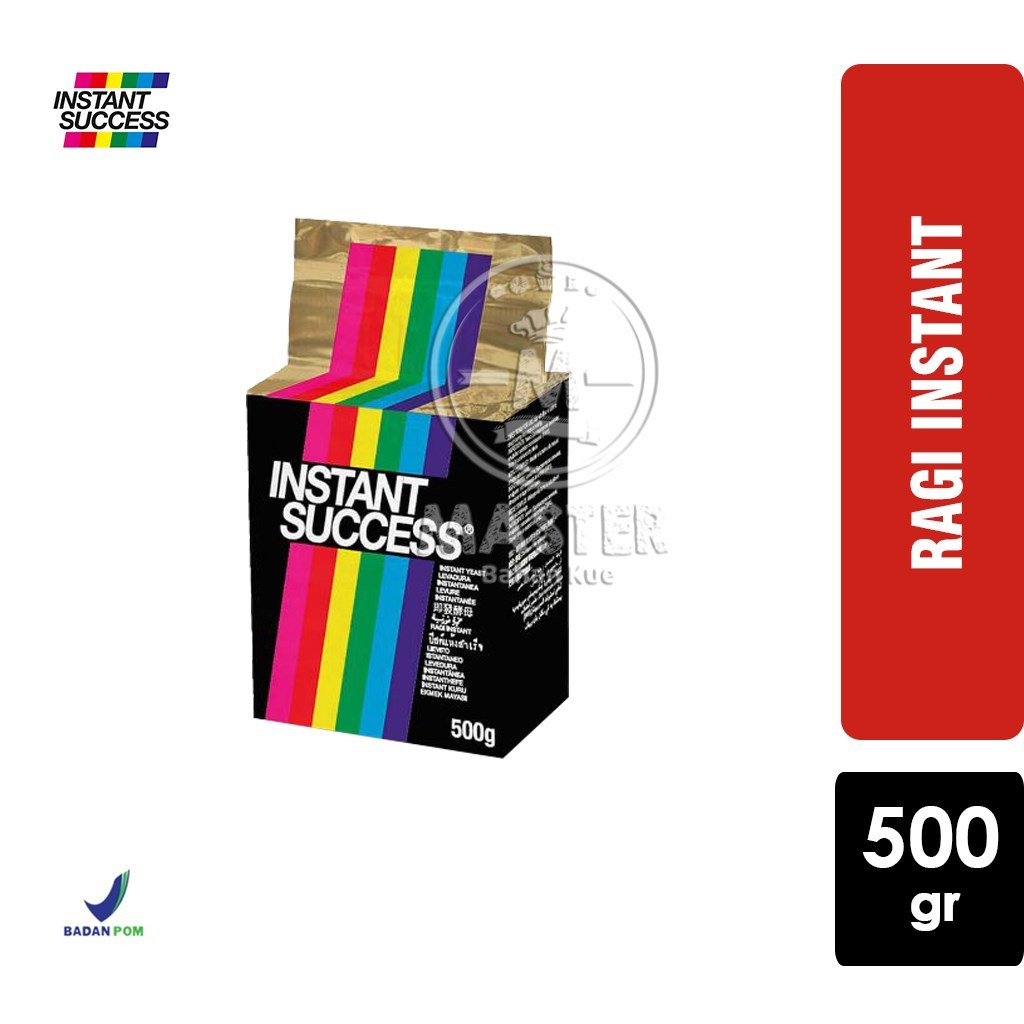 

Ragi Instant SUCCESS Gold Yeast / Instant Dry Yeast [Bag Item 500 gr]