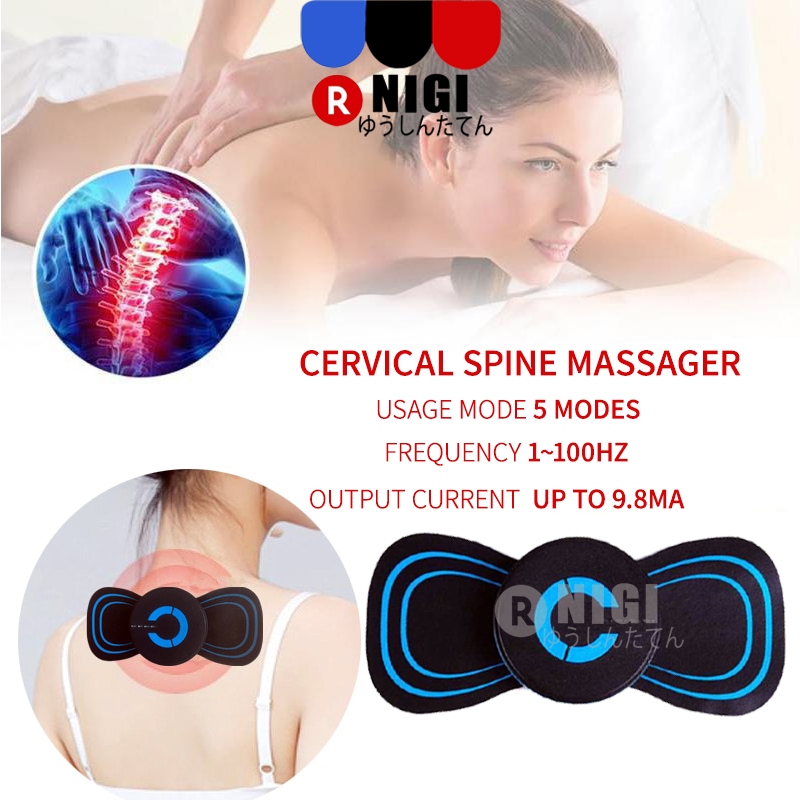 NIGI Alat Pijat Terapi Leher Punggung Perut Paha Bahu Pundak Otot Massager Alat Pijat Leher Alat Ter