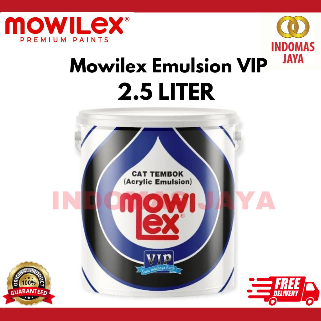 Mowilex Emulsion VIP Cat Tembok 2.5 L