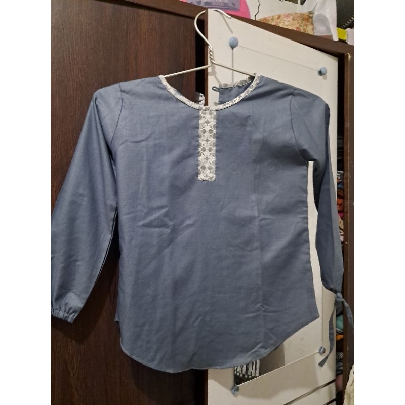 baju muslim.anak cewe set dengan krudung