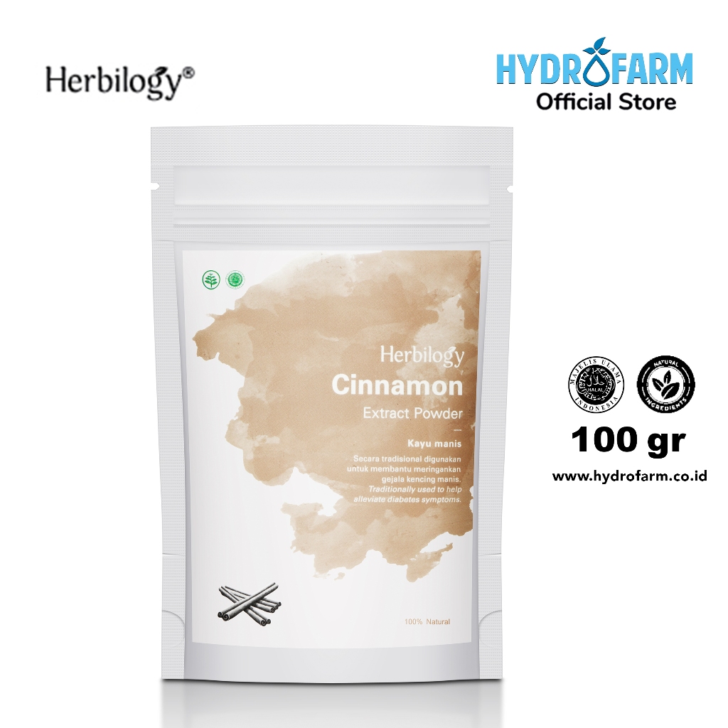 

Herbilogy - Cinnamon (Kayu Manis) Extract Powder - 100gr