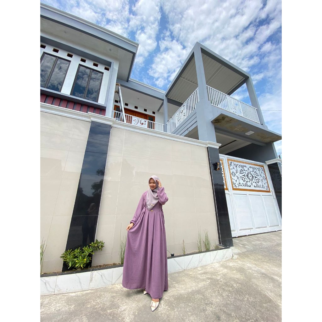 GAMIS NIKITA CRINKLE AIRFLOW TERBARU LD 110CM PB 130-5