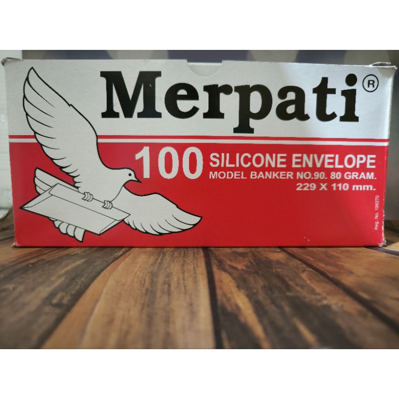 

Amplop Merpati Putih No.90 80gram(229x110mm)
