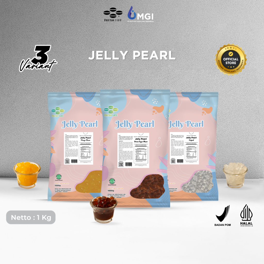 

Mutiaragemilang.id Freshlife Jelly Pearl Topping Minuman Kekinian