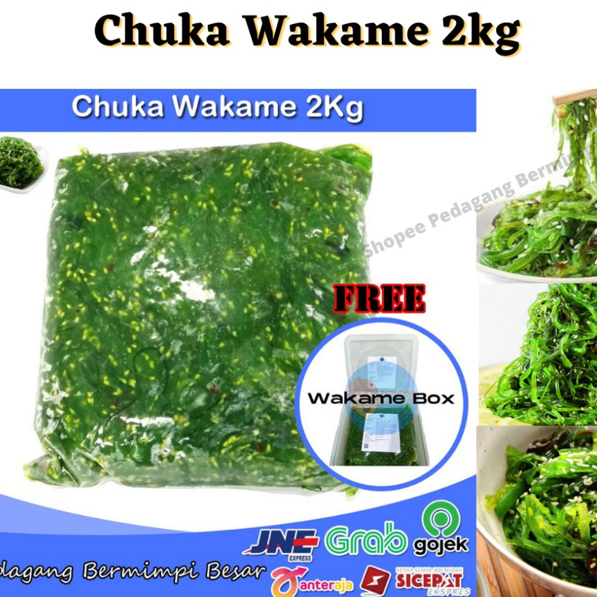 

Chuka Kuki Wakame 2Kg | Chuka Wakame 2Kg | Salad Rumput Laut