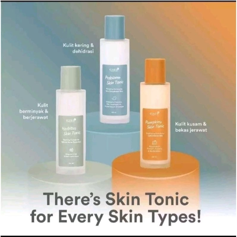Studio Tropik Probiome Skin Tonic Herbitus Skin Tonic | Pumpkin Skin Tonik 30ml 100ml - Toner Wajah 