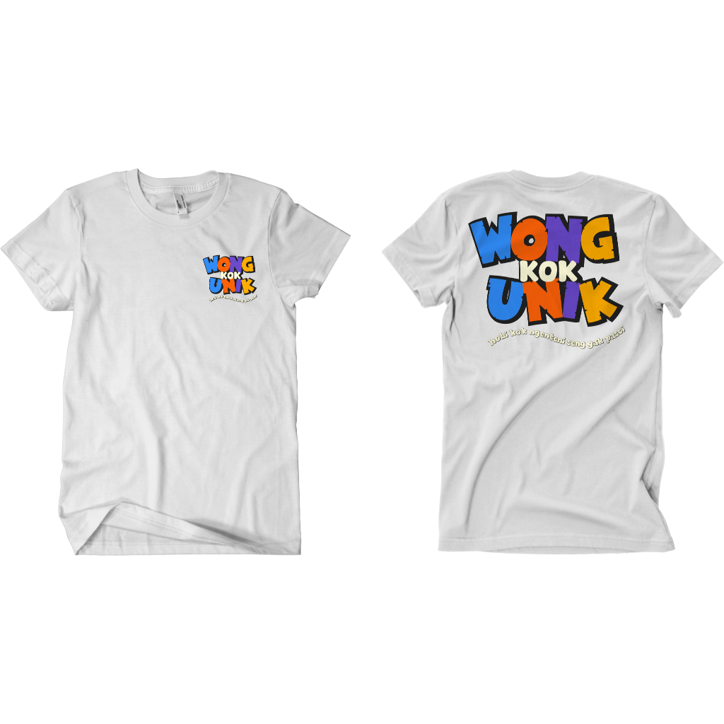 kaos wong kok unik sablon kaos custom kata kata