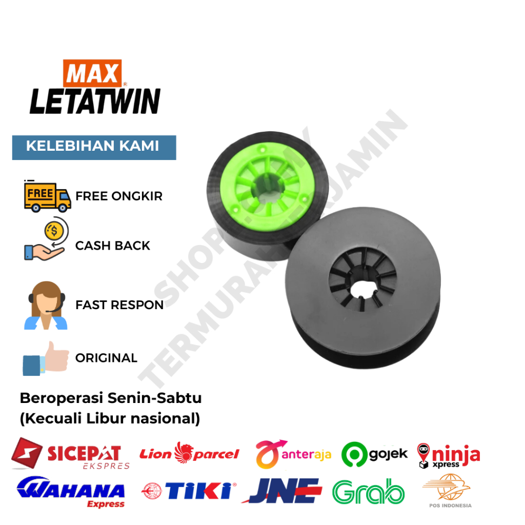MAX LETATWIN INK RIBBON IR-50B IR50B IR 50B FOR LM-550A LM550A LM 550A