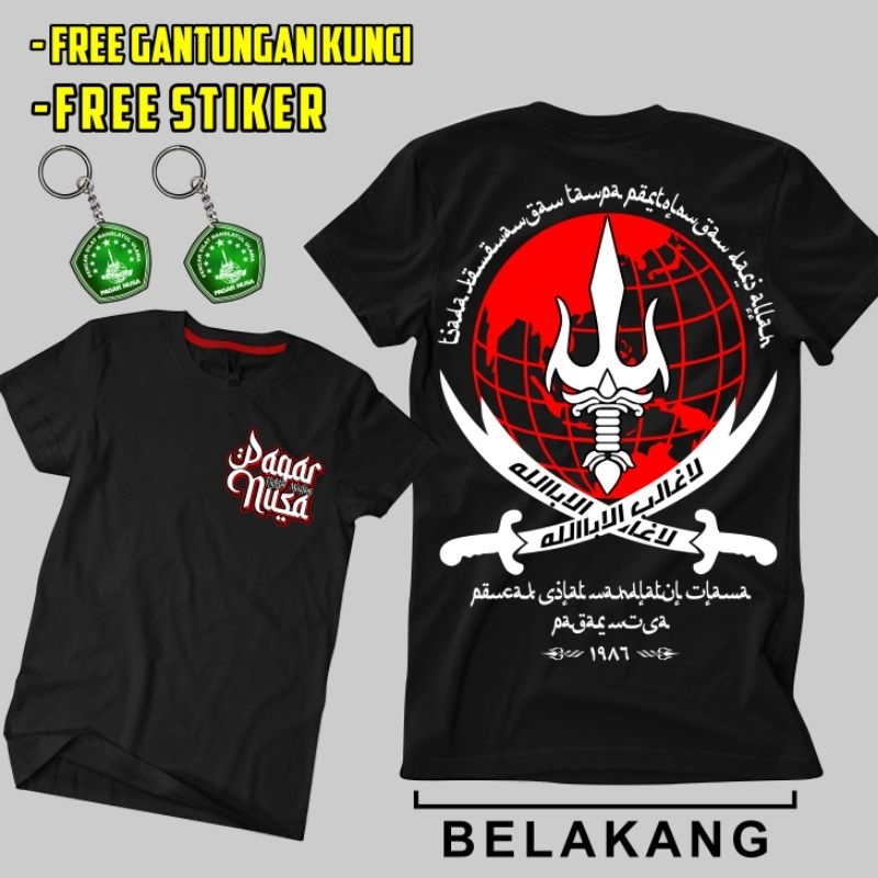 KAOS PENCAK SILAT PAGAR NUSA FIGHTER MOSLEM | KATUN PLASTISOL DISTRO