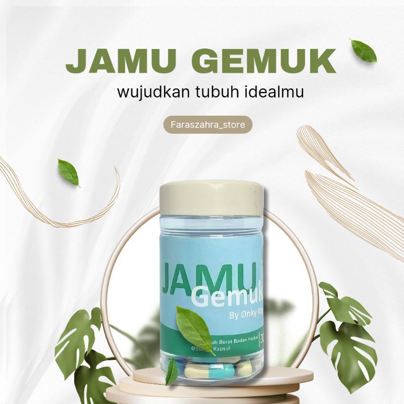 Jamu Gemuk By Onky Ray suplemen penggemuk herbal alami