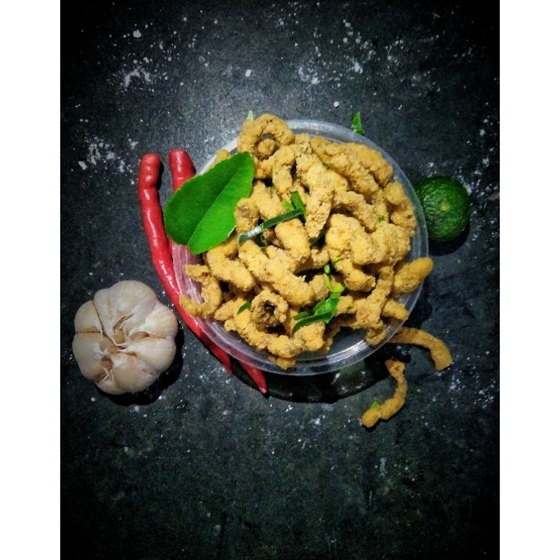 

Keripik Usus Crispy Original Daun Jeruk 1/2 kg
